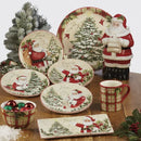 Conjunto de Louça de Natal Holiday Wishes – 16 Peças